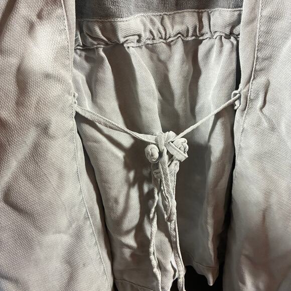 XCVI women jacket xs gray asymmetric open front lagenlook boho moto biker grunge - Picture 5 of 8